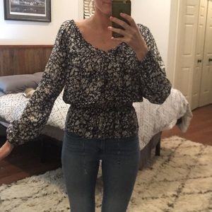 Michael by Michael Kors flowy bubble sleeve top